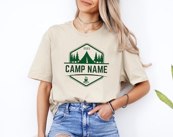 Personalized Camp Shirt: Custom Camping Trip Tee, Group Adventure Sweatshirts