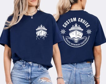 Custom Cruise Shirts, Matching Family Trip Tee, Personalized Vacation Tshirt