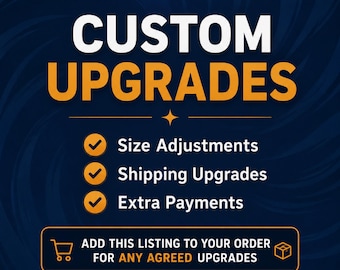 Zusatzkosten, individuelle Upgrades, Größenanpassung