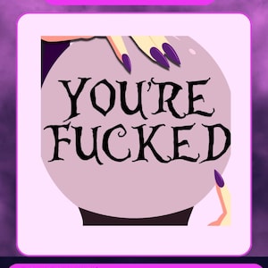 Emote animado de adivina de bola de cristal: divertida predicción de brujas para alertas de Twitch y Discord