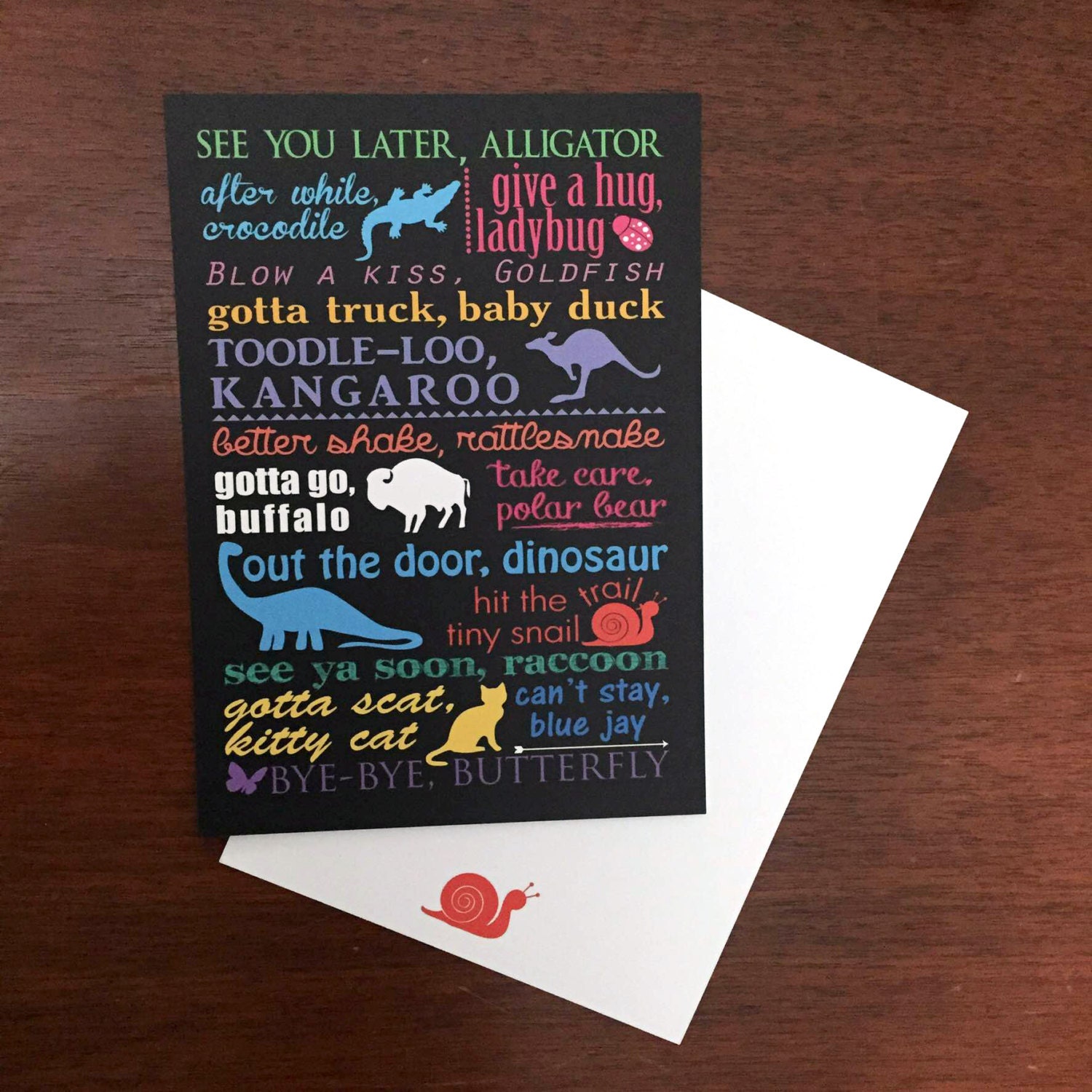 See You Later Alligator Typography Print Bye Goodbye Postcard Teachers Gift Daycare Friend Going Away Gift See You Later Alligator Typography Print Bye Goodbye Postcard Teachers Gift Daycare Friend Going Away Gift