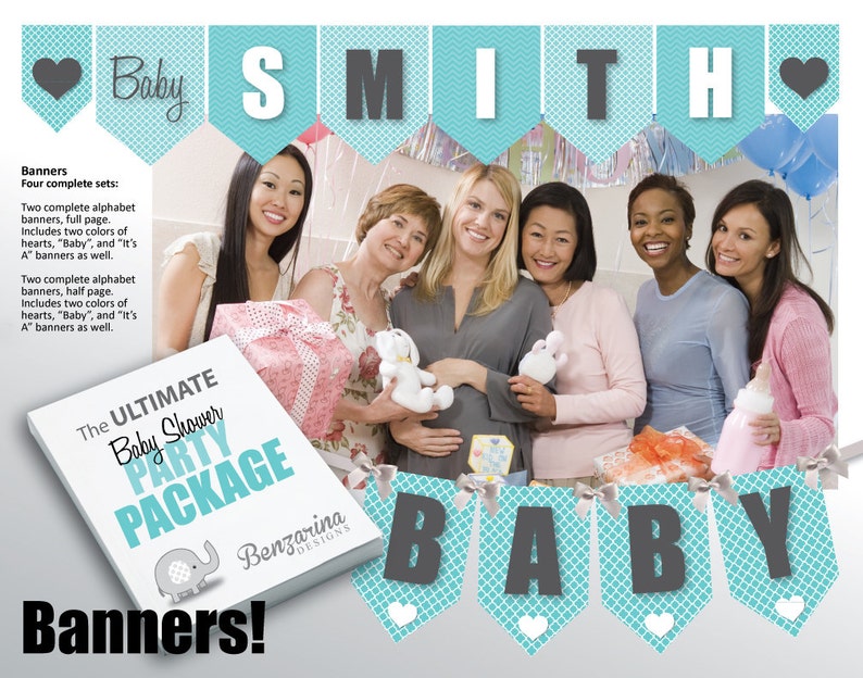 The Ultimate Baby Shower Party Package Complete with Etsy