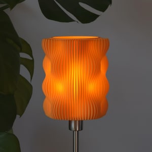Ripple Lampshade | Retro Mid Century Design | Small Lamp Shade in 6 Colours