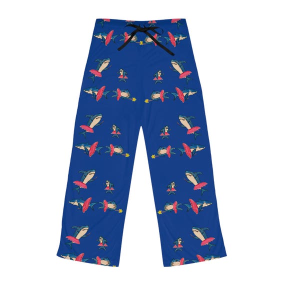 Magical Sharks Pajama Pants: Women's Cozy Polyester Loungewear