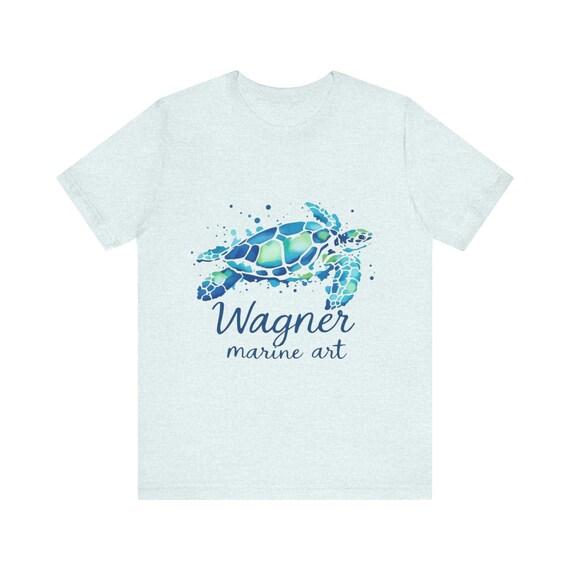 Watercolor Sea Turtle T-Shirt: Beach Ocean Art Tee