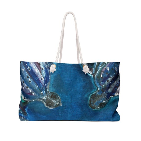 Sea Turtle Weekender Bag, Travel Tote, Beach Bag, Summer Bag, Sea Turtle, Gift for Sea Turtle Lover, Turtle, Overnight Bag, Ocean Lover Gift