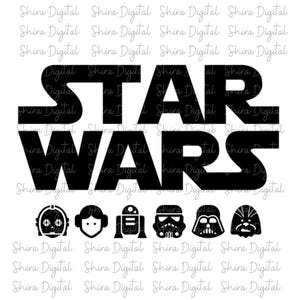Star Wars , Star Wars Png, Star Wars Characters  PNG, Digital Dowland, Star Wars Clipart, Darth Vader PNG, Disney png
