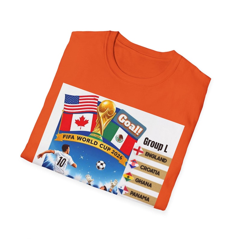 World Cup 2026 T shirt, Soccer FIFA Tee, England, Croatia, Ghana, Panama, Soccer Fans Gifts for Him, Soccer Game Day, Fifa Tees imagem 8