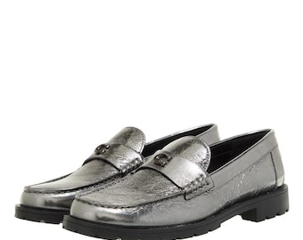 Mocasines Jocelyn de Coach para mujer, color antracita, talla 7