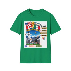 World Cup 2026 T shirt, Soccer FIFA Tee, England, Croatia, Ghana, Panama, Soccer Fans Gifts for Him, Soccer Game Day, Fifa Tees imagem 10