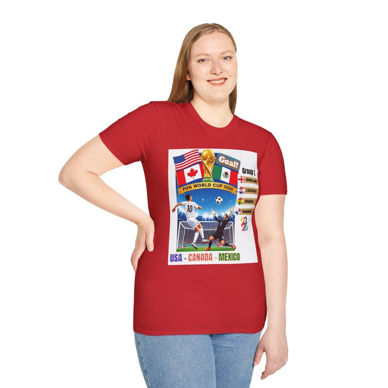 World Cup 2026 T shirt, Soccer FIFA Tee, England, Croatia, Ghana, Panama, Soccer Fans Gifts for Him, Soccer Game Day, Fifa Tees imagem 19