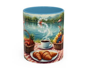Taza de cerámica inspirada en la naturaleza: un artículo acogedor para los amantes del café y el té.