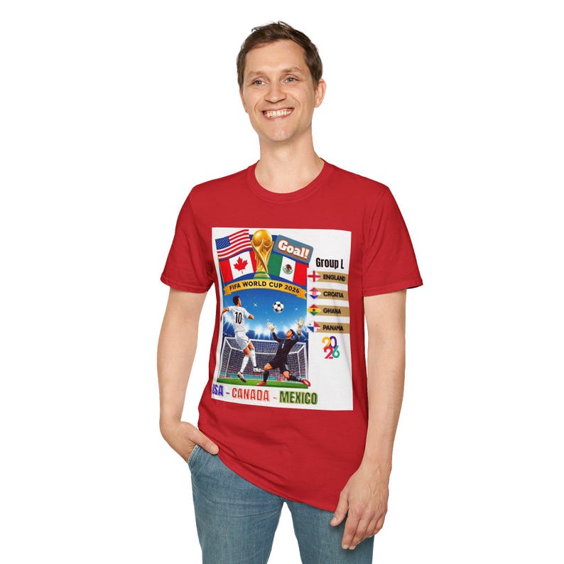 World Cup 2026 T shirt, Soccer FIFA Tee, England, Croatia, Ghana, Panama, Soccer Fans Gifts for Him, Soccer Game Day, Fifa Tees imagem 18