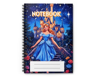 Cuaderno espiral Cenicienta, material escolar ecológico