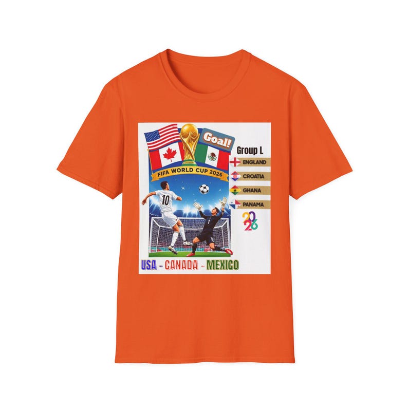 World Cup 2026 T shirt, Soccer FIFA Tee, England, Croatia, Ghana, Panama, Soccer Fans Gifts for Him, Soccer Game Day, Fifa Tees imagem 7