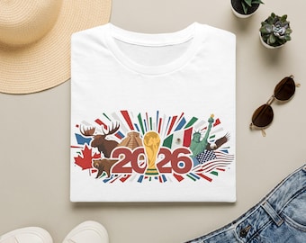World Cup 2026 Family Matching T-Shirt, Custom Name & Number 10