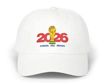 2026 World Cup Trophy Dad Cap | Canada USA Mexico embroidered cap