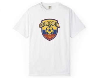 Colombia Soccer Crest T-Shirt | World Cup Football Badge