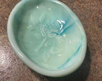 Jabonera Avon Mint and Cobalt