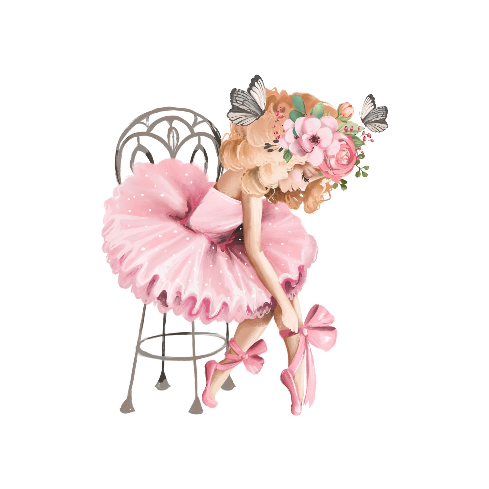 Ballerina Wall Art Set of 3 prints Ballerina girls room Etsy