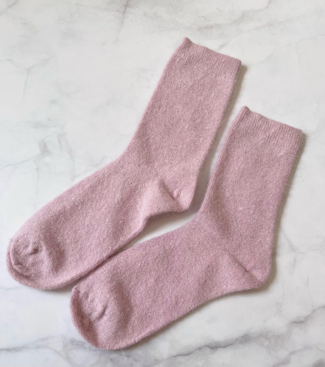 Rabbit , Merino Wool Light Pink Socks, Soft Warm Socks, Accessories - Etsy
