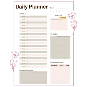 2025 Digital Productivity Planner – iPad Time Blocking Daily Organizer for GoodNotes, Notability & Tablet Planning