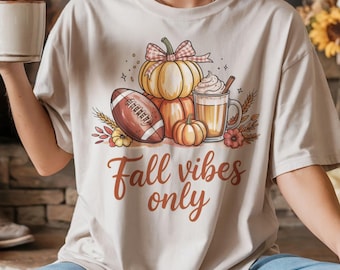 Pumpkin Spice Png | Fall Vibes Only Png | Fall Football Png | Coquette Bow Png | Groovy Fall Png | Cozy Season Png | Retro Fall Png