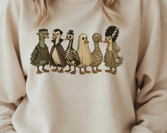 Halloween Goose png, Spooky Goose png For Shirts, Witch Goose Sublimation, Fall Goose png, Cute Goose Halloween Design, Ghost Goose png