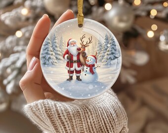 Jultomten prydnad png | Renar png | Snögubbe png | Julprydnad png | Semester png | Jultomten png | Julsäsong png