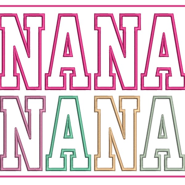 Nana Embroidery Etsy