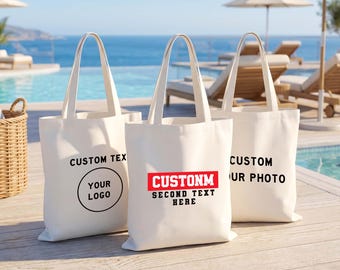 Op maat gemaakte canvas draagtas in bulk/herbruikbare katoenen canvas promotionele tassen/bulkbeurs weggevertje cadeau/Tassen bruiloft/vrijgezellin bedankjes