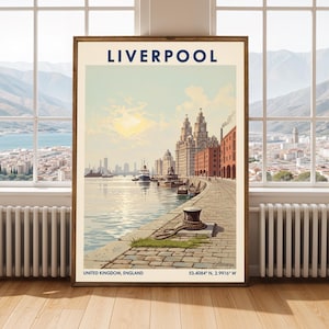 1960er-Jahre-Reiseposter zum Aufhängen in der Stadt