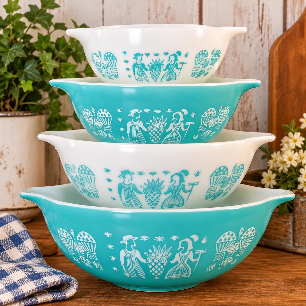 Pyrex Butterprint Complete Set - Etsy