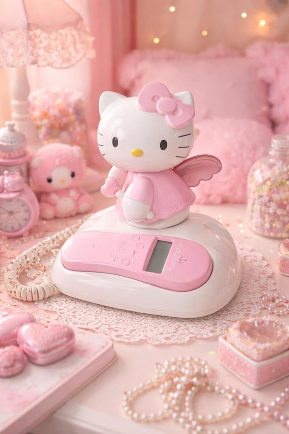 Vintage Hello Kitty Pink Telephone | Kawaii Decorative Corded
