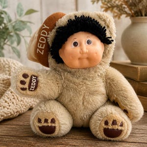 Vintage Zeddy Cabbage Patch Kids doll from the 1980s – teddy bear – collectible doll – made in Korea