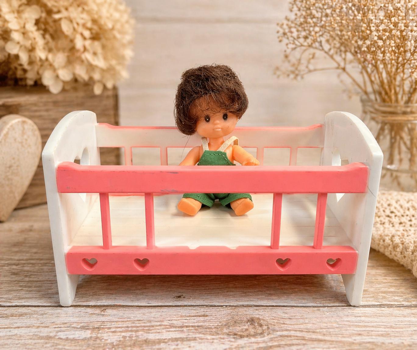 Poupee Z2NES Lit superposé en bois pour poupées jusqu'à 14 pouces avec