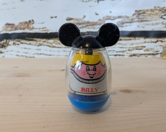 Vintage Disney Toy – Custom Mickey Mouse Weeble / Tumbler
