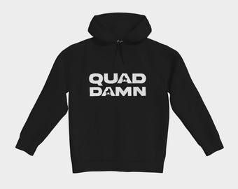 Zwarte Quad Damn-hoodie