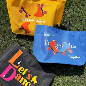 Collection de sacs fourre-tout pour patins à roulettes - Édition limitée Classics, Quad Life, Skate Buddies, Let&#39;s Dance