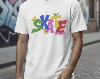 Maglietta da skate retrò: stile vintage anni '70