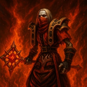 Custom WoW Character Art – Fantasy Style Portrait from Screenshot
