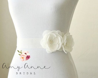 Ivory Wedding Sash - Etsy