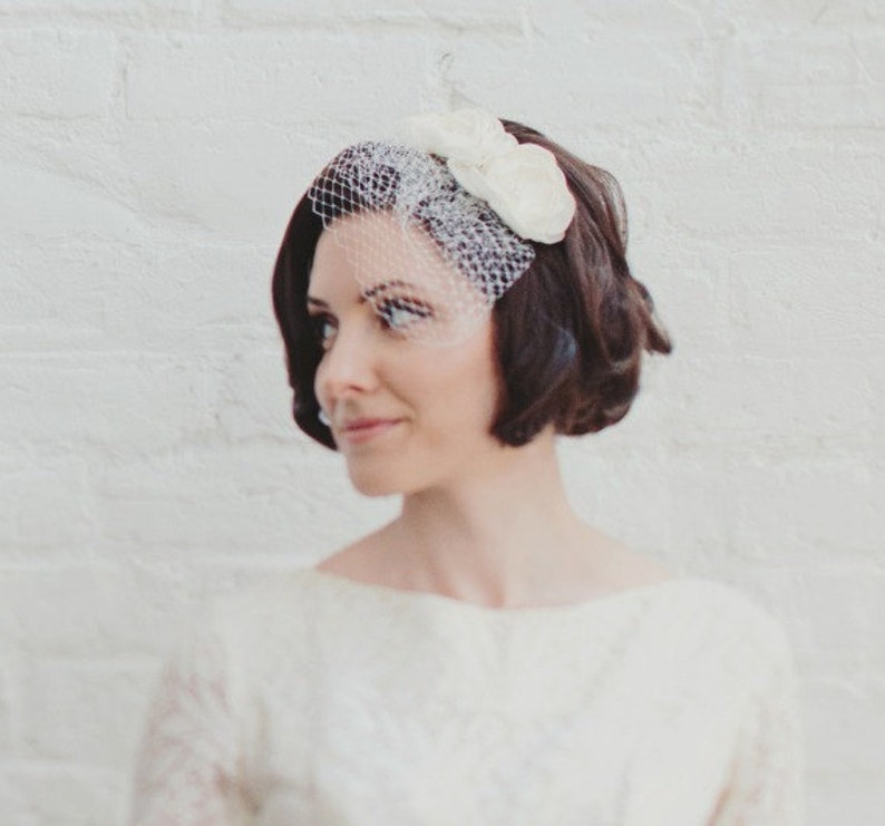 Short hair, long sleeves, and a wedding veil? 5
