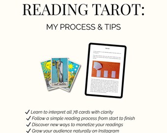 Tarot Reading Guide: 100+ Page eBook for Beginners (PDF Download