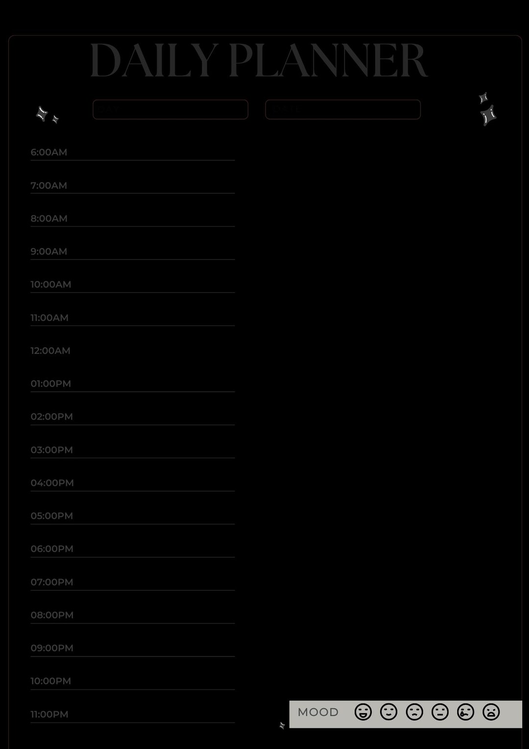 Canva Editable Weekly Planner | Printable Productivity Template ...