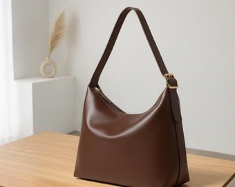 Vintage PU Leather Boston Bag for Women – Soft Pillow Shoulder Bag, Large Capacity Handbag, Casual Everyday Tote Purse