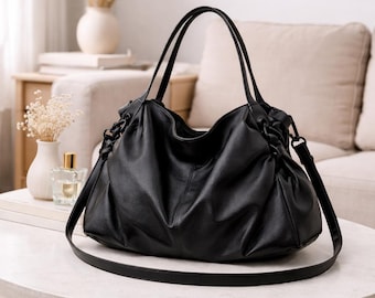 Large Oversized Tote Bag for Women, Big Shoulder Handbag with Strap, Work Travel Weekender Bag, Everyday Carryall Purse