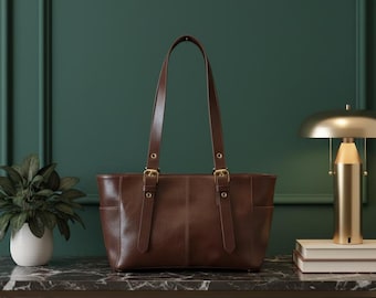 Soft Vegan Shoulder Tote Bag for Women – Large Minimalist Hobo Bag, Elegant Everyday Handbag, Parisian Chic Work Purse