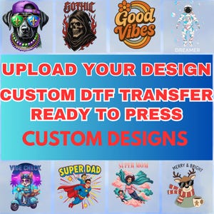 Custom Name DTF Transfer,Retro Style Heat Press Design