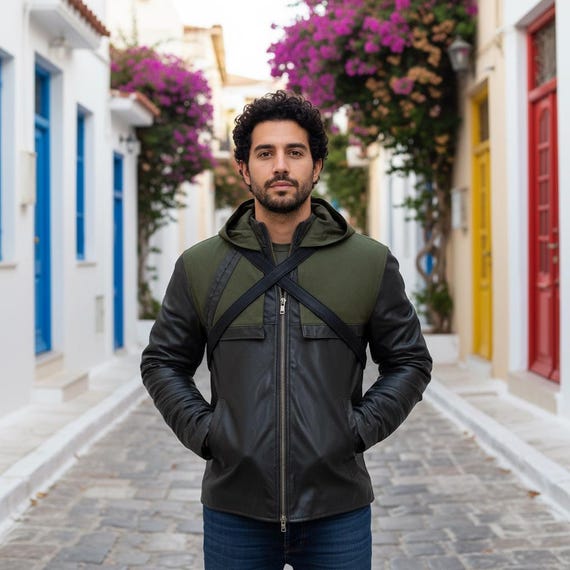 Arrow Green Arrow Cosplay Jacket – Stephen Amell Handmade Sheep